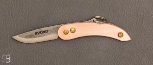 Couteau  "  Peasant Micro Copper" par Svord - New Zéland