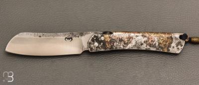   Couteau de poche Piémontais façon higonokami par Mickael Moing 