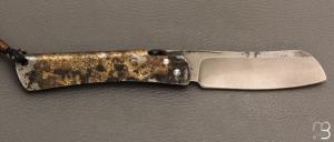   Couteau de poche Piémontais façon higonokami par Mickael Moing 