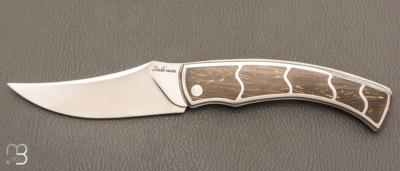 Couteau " Pointix " custom de Florent Dall'ava - L'atelier Dall'ava - Inox/Carbone Gold