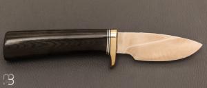  Couteau droit Randall N°11 - 3-1/4" "Alaskan Skinner" - Micarta noir