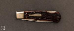 Couteau " Reminton Replica #107 " par Jess Horn - Jigged Bone et ATS-34