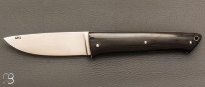  Couteau " Riverside " custom par Samuel Guichard - G10 noir