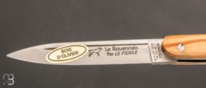   Couteau "Rouennais" de poche par Le Fidèle - Olivier