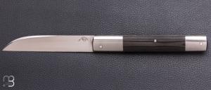   Couteau " Rumilly " custom par Cyril Doche - Fibre de carbone et RWL34