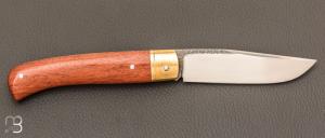   Couteau " Slipjoint " par Laurent Gaillard - Bubinga et 90McV8
