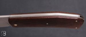   Couteau " Slipjoint " custom par Guy Poggetti - Micarta et 14c28