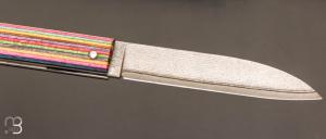  Couteau " Slipjoint " custom  par Nicolas Couderc - Stamina et VG10 Suminagashi