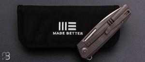    Couteau " Speedster WE21021B-1 " WE KNIFE - Gray Titanium et CPM 20CV