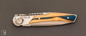   Couteau de poche T3 par J.-P. Suchéras - Buis rivière et X50CrMoV15N