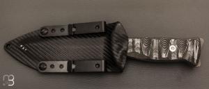  Couteau " TARASCO " Edition Limitée 20 ans de Wildsteer - N690 et Micarta noir toxifié