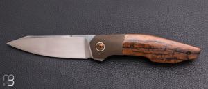   Couteau  " Tantix " par Thierry Savidan - Ivoire de mammouth