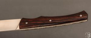  Couteau de poche Tedesco par Adrien Giovaninetti - Bois de fer