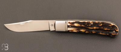 Couteau " Trapper " Stag de Ken Steigerwalt