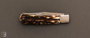   Couteau " Trapper " Stag de Ken Steigerwalt