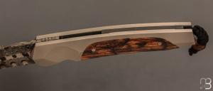    Couteau " Typhon " par Florian Keller - Manguier et damas mosaïque échelle