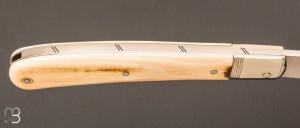 Couteau  "  Yatagan 2 pièces  " RWL-34 et ivoire de mammouth par Romain Alvarez