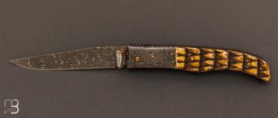  Couteau " custom " pliant par Johnson, R.B.