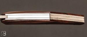    Couteau custom pliant par Samuel Jugieau - Bois de fer et 90mcv8