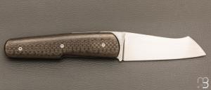    Couteau " Bohème " de Rémi Lavialle - Lame de Feu - Fibre de carbone et 90MCV8