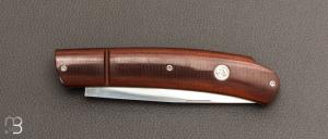   Couteau " Slipjoint " custom de Filip Kurota - Micarta Vintage et RWL34