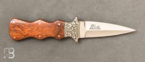 Couteau de botte Bois exotique par D'Alton Holder n°3