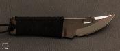 Couteau de cou modèle "Chou Basic" noir par Rockstead