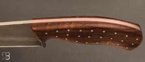  Couteau " Custom fixe " par Daemon Knives - Noyer