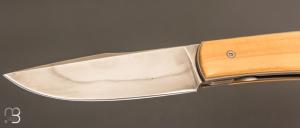 Couteau " liner lock " custom de David Lespect - Buis et C105