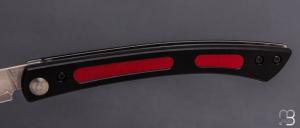   Couteau pliant " steak folding knife Edition limitée " par MCUSTA - aluminium et VG-10 Damas