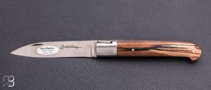 Couteau régional pliant le Sauveterre - Bois d'Aubrac - Ressort lisse