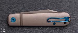 Couteau "slipjoint" par Dreamtech - Titane et lame en VG10 - D4386TG