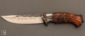    Couteau " The Hunter "  fixe par Roman Stoklasa - W2 et Noyer