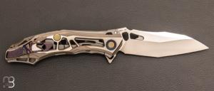 Couteau "  DCPT Tano " Titanium - M390 par CKF Knives et Aleksey Konygin