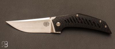 Couteau " Heat Seeker " Titane par Massdrop design Tashi Bharucha