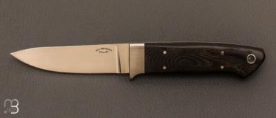  Couteau  "  Semi-Skinner  " par Dietmar F. Kressler - Micarta
