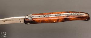   Couteau Laguiole pièce unique 12 cm par Laguiole en Aubrac - Bois de fer