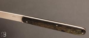 Couteau " Le Canif " mitres par Julien MARIA - Lame acier carbone XC75