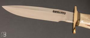    RARE - Couteau  Combat Companion RKSA 142/259 par Randall - Bois de cerf