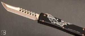 " Set de couteaux Automatique Microtech " - Ultratech® Dead Man's Hand˜ Hellhound® & Warhound™ Signature Series Bronzed Apocalyptic® Standard