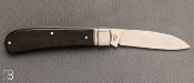 Couteau "    Tribal Spear    " ébène de Case en collaboratin avec Tony Bose