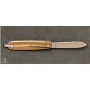 Couteau de poche Canif 10CM corne blonde par J. Mongin