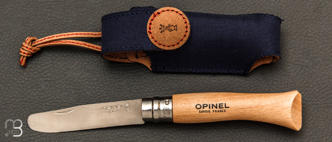 Couteau Opinel enfant N°7 inox hêtre + étui