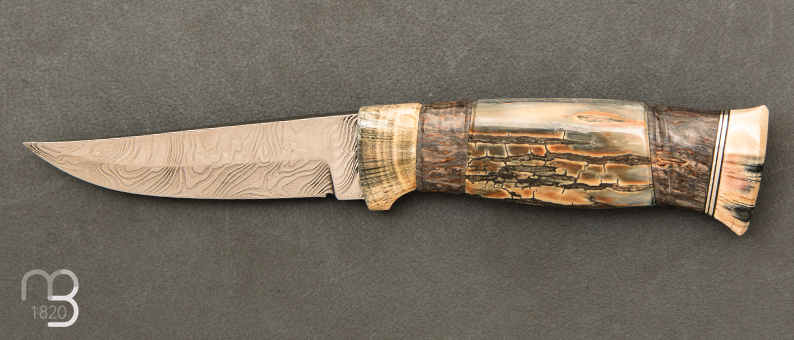 Northern mammoth ivory knife by Roger Bergh