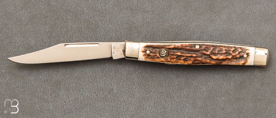 Couteau de poche vintage Bertram Solingen - Stag