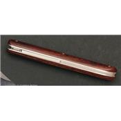 Couteau de poche l'Épicurien avec agrafe Liner 12cm Bois de Fer