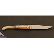 Couteau de poche Bieslois 10 cm Corne blonde par J. Mongin