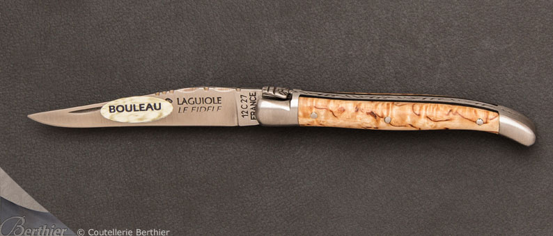Couteau de poche Laguiole 9cm Bouleau par Le Fidèle