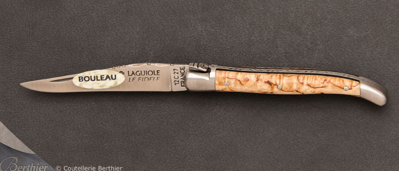 9cm Birch Laguiole pocket knife