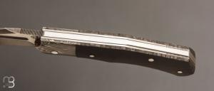   Couteau " Small Inglorious " custom par David Breniere - Fibre de carbone et Elmax